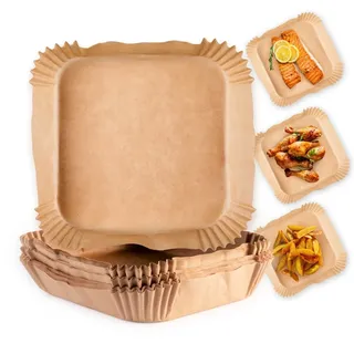 GOURMETmaxx Backpapier B/H/L: ca. 23x4,5x23 cm - 50 Stück