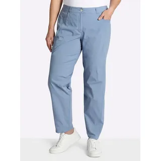 sheego Hose lang Modern Blau 48