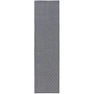 benuta Outdoorteppich, Blau, Kunststoff, Rechteckig, 70x200 cm wasserabweisend, Teppiche & Böden, Teppiche, Outdoorteppiche