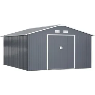Outsunny Gerätehaus 2,00 x 1,00 m Kohlegrau