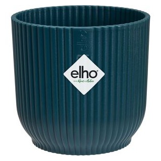 elho Übertopf Vibes fold rund mini, tiefes blau, Ø 9 x H 9 cm, Kunststoff