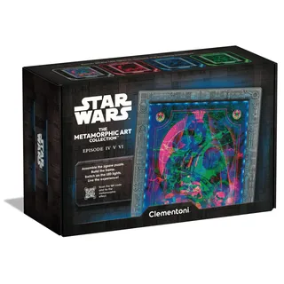 CLEMENTONI Star Wars Metamorphic Art Collection 520 Teile mit LED-Rahmen