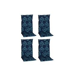 Beo Saumauflage für Hochlehner Bunde hellblau Polyester-Mischgewebe B/H/L: ca. 50x6x118 cm 4er Set - hellblau, dunkelblau