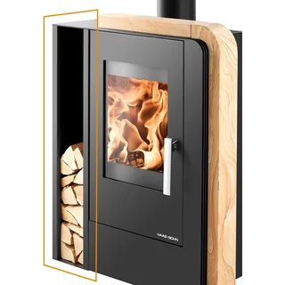 Haas+Sohn Holzlagerfach Aruba easy Kaminofen