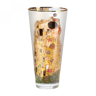 Goebel Vase, Porzellan, Mehrfarbig, 30 cm
