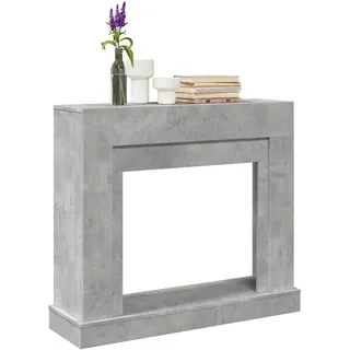 vidaXL Kaminumrandung 100 x 30 x 87,5 cm Grau
