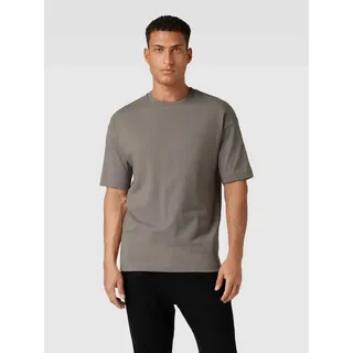 T-Shirt mit Rundhalsausschnitt Modell 'TOMMY', Hellgrau, S