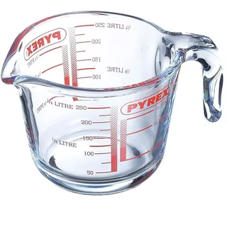 Pyrex Messbecher, 0,25 l, Borosilikatglas
