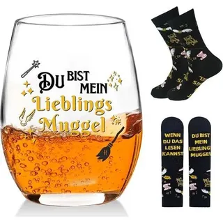 Lustiges Halloween Weinglas 17oz ohne Stiel - Geschenk für Frauen und