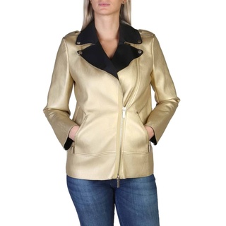 Armani Exchange Damen Jacke Anorak Bikerjacke Übergangsjacke, mit Reißverschluss , Größe:XS, Farbe:Gelb-gold