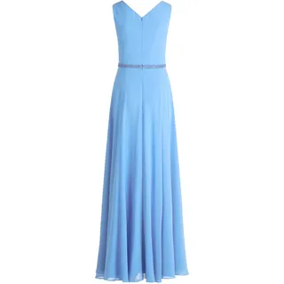 Vera Mont Abendkleid Plissee Blau 40
