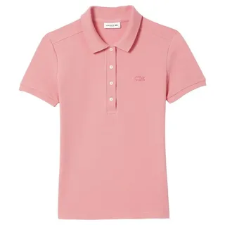 Lacoste Poloshirt Damen Poloshirt Slim Fit Kurzarm (1-tlg) grau 38