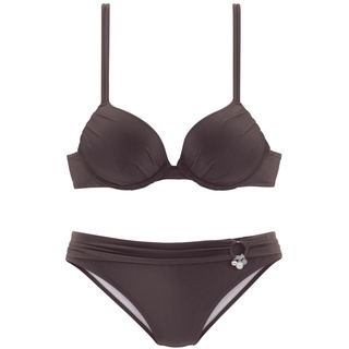S.Oliver Push-Up-Bikini Damen braun Gr.34 Cup A