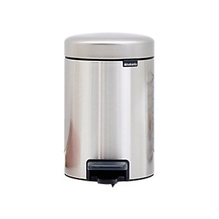 Brabantia Edelstahl Treteimer 3 L 16,8 (B) x 23,5 (T) x 26,4 (H) cm Silber