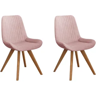 OTTO home Schalenstuhl Bratislava Polyester rosa