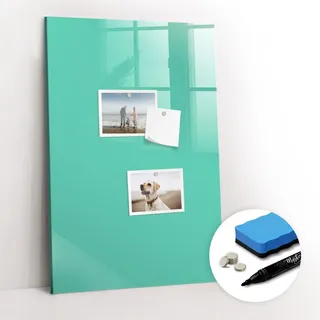 Tulup Magnettafel 40 x 60 cm Türkis/Grün