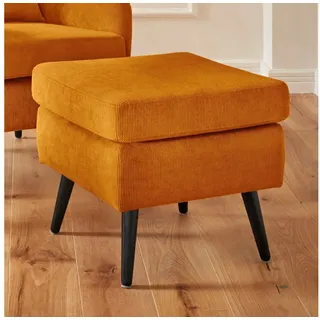 Home affaire Polsterhocker Sallito, die kleinere Version von "Salla", in 6 Bezugsqualitäten orange