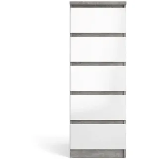 VCM Kommode Nada 40 x 50 x 111 cm Grau