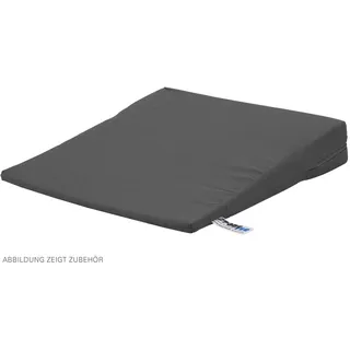 Bezug aus Baumwolle für Sitzkissen Orthopädisch Sitzkeil Keilkissen, 38x38 cm, Grau
