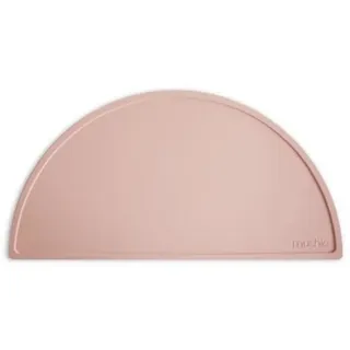 Mushie Platzset Platzdeckchen Blush, aus Silikon, Tischset, Tischunterlage, Tischmatte, Rosa rosa