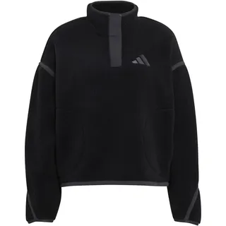 adidas Pullover Multi High Pile Fleece Schwarz M