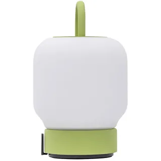 kooduu Akku-Tischleuchte Loome, Salbeigrün, Metall, 21.3 cm, Lampen & Leuchten, Innenbeleuchtung, Leuchten nach Räumen, Bürolampen