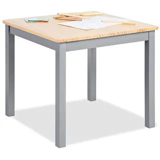 Pinolino Kindertisch Fenna 57 x 51 x 57 cm Kiefer grau lackiert