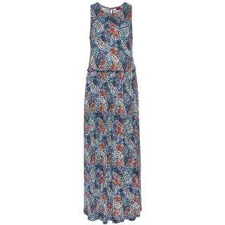 s.Oliver Maxikleid Blau/Mehrfarbig Tupfenprint 34