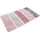 60 x 100 cm Rosa/Grau/Silber