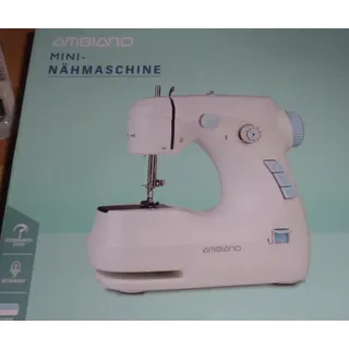 ambiano® Mini Nähmaschine,Weiss,NEU!