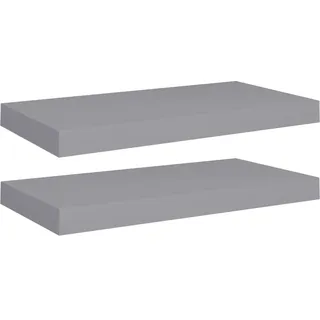 vidaXL Wandregal 50 x 23 x 3,8 cm Grau