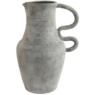 Home ESPRIT Vase hellgrau orientalische Terrakotta 32 x 27 x 49 cm