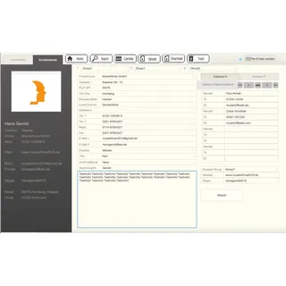 Adressdaten Verwaltung Kunden Management Software Apple Mac macOS Windows CRM