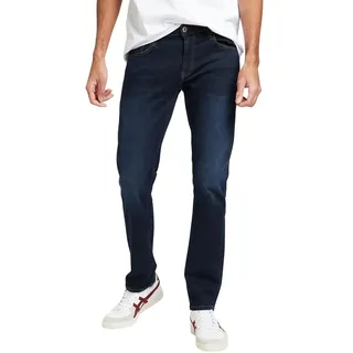 Cross Herren-Jeans Slim Fit Damien in dunklem Dark Blue-W32 / L30
