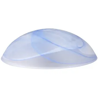 H4L Lampenschirm 1-flg. Ø 30,0 cm rund blau Glas