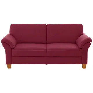 OTTO home Couch Mikrofaser 3-Sitzer Rot