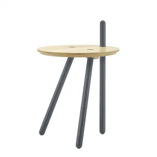ROLF BENZ Couchtisch Freistil 196 Fichte massiv Schichtholz Ø 45 cm