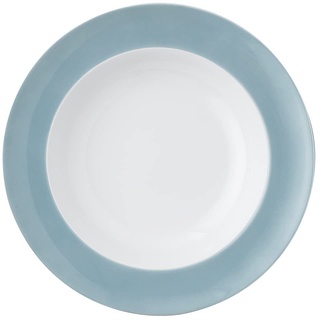 Thomas Sunny Day Soft Blue Suppenteller - Rund - Ø 22,8 cm - h 4,2 cm - 0,390 l, Porzellan