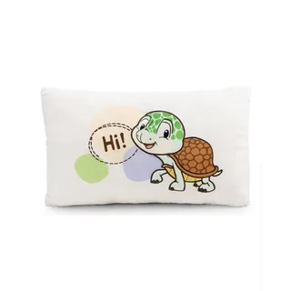 NICI Kissen Schildkröte 43x25cm - beige - Flauschiges Kuscheltierkissen für Kinder und Erwachsene, Plüschkissen ideal für Zuhause, Kindergarten oder unterwegs - 63077