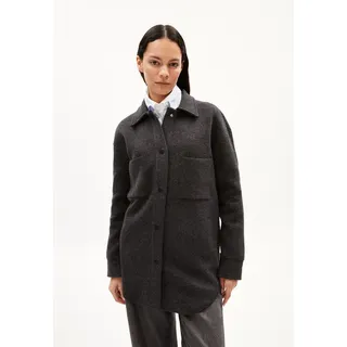 ARMEDANGELS ALMARAA STRICK-OVERSHIRT | Bio-Woll-Mix - grau L