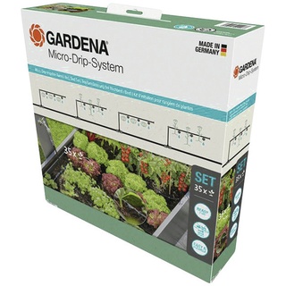 Gardena Tropfbewässerung-Set Hochbeet/Beet (35 Pflanzen -Aktion- - 13455-32 (VPE: 6 Stück)