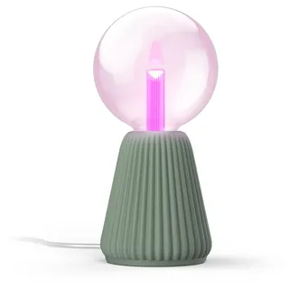 Philips Hue Lightguide 3D-gedruckte Tischlampe (Saliegrün) | Inkl. Hue Lightguide Globe Lampe (G125) - E27 - Weiß/Farbe - Hue White and Color Ambiance