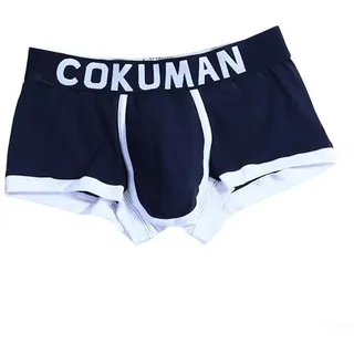 Herren Bulge Pouch Midrise Boxershorts Baumwolle Sport Trunks für den täglichen Gebrauch (XL Dunkelblau)