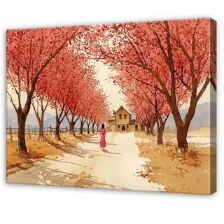 Wallarena Fototapete Bäume Wald - Rot - Modern - Vlies - Schlafzimmer, glatt, 40x30x2cm rot 0.4 m x 0.3 m