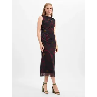 Zero A-Linien-Kleid Schwarz/Rot 42
