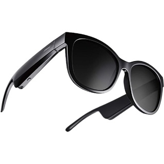 Bose Frames Soprano - Occhiali da Sole con Audio Bluetooth, Cat Eye e con Lenti Polarizzate, Nero Bose