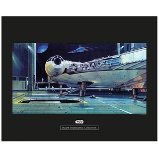 Komar Star Wars Poster RMQ Falcon Hangar  (Star Wars, B x H: 70 x 50 cm)