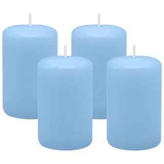 Kopschitz Kerzen Adventskranzkerzen 4 St. blau Ø 50 x 80 mm