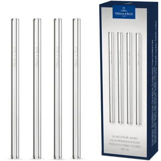 Villeroy & Boch Glas-Trinkhalm 15 cm 4 St. Klar