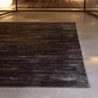 Teppich Lux Sense dunkelbraun, Designer Kuatro Carpets, 1.1x200 cm